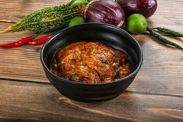 Indian cuisine - chicken masala sauce