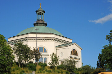 Sweden, an old and picturesque church in Stockholm