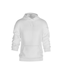 Hoodie with Pocket - Front View on white background