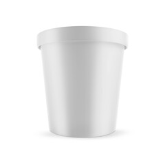 Ice Cream Cup on white background