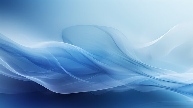 Serene shades: captivating blue soft abstract background for creative projects