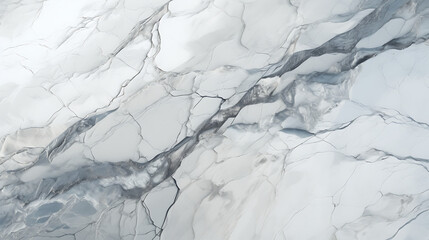 Carrara Elegant Marble Slab - Luxurious White Italian Stone Texture 
