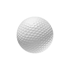 golf ball on white background