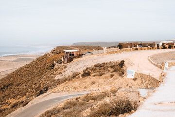 The desert beach of Aglou Tiznit Morocco