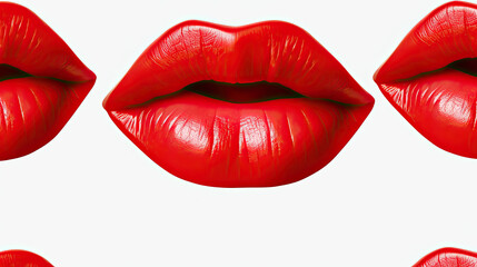 sexy red pucker mouth lips kiss , Valentin's day, - obrazy, fototapety, plakaty