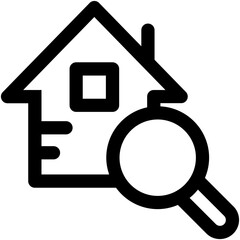 House Search Vector Icon