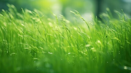 fresh spring green background illustration vibrant renewal, growth leaves, grass meadow fresh spring green background