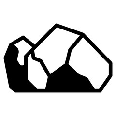 stone, rock icon