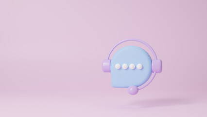 AI Chatbots talking and chatting technology icon, Network management, Modern data center, Cloud networking, Innovation futuristic for providing access to information. 3d rendering illustration