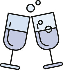 Wine Glasses Icon
