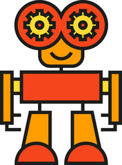 Robot Character Icon
