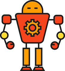 Robot Character Icon
