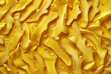 Abstract Topography of Dried Ginger, Healthy Traditional Snack 