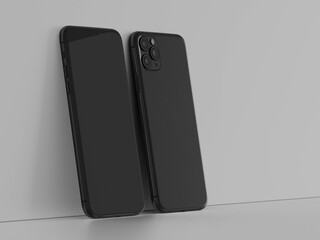 Phone front and back