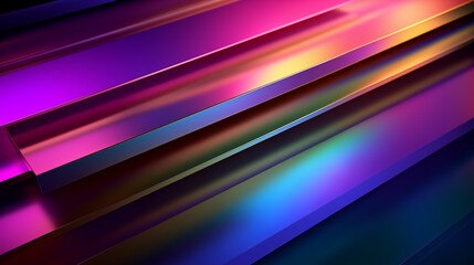 holographic background, futuristic colorful background, metalic background | Ai generated