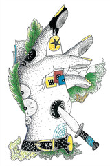 painting vignette abstrac design beckground vector
