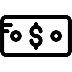 Banknote Vector Icon