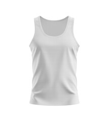 Front Tank Top on white background