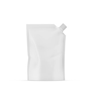 pouch bag on white background