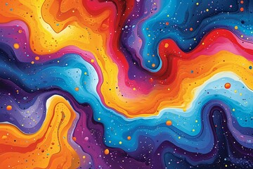 Psychedelic Music Abstract Background