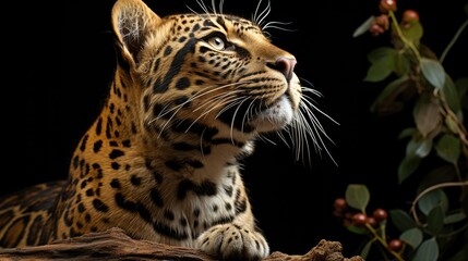 Fototapeta premium portrait of a leopard