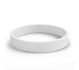Silicone Wristbands on white background