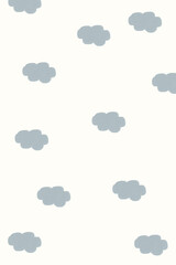 background with pastel blue clouds