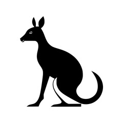 kangaroo vector silhouette