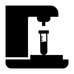 Data science, biochemistry, chemical lab,  icon