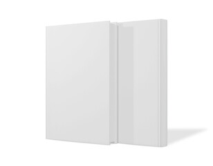 Two Books on white background