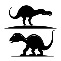 tyrannosaurus dinosaur vector illustration