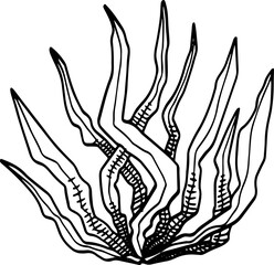 cute cartoon grass drawing 