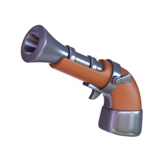 blunderbuss gun 3d game asset