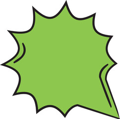 Comic Speech Bubble Illustration
