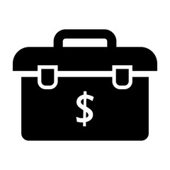 Bag, briefcase, cash icon