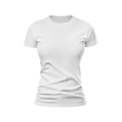 Women T-Shirt Front View on white background
