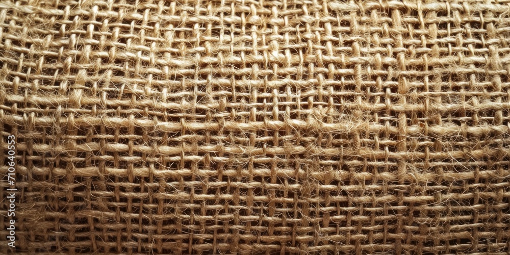 Poster a detailed close-up view of a piece of burlock fabric. this versatile textile can be used for variou