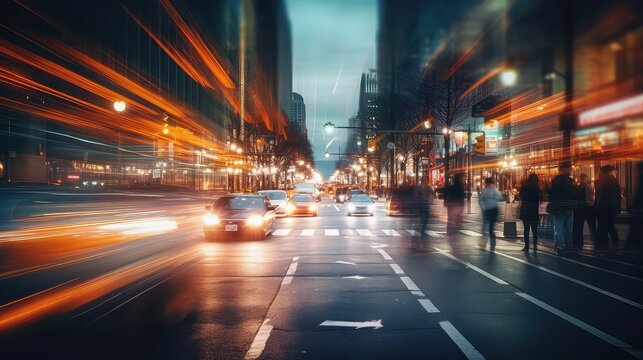 motion blur urban background illustration abstract vibrant, graffiti architecture, busy bustling motion blur urban background