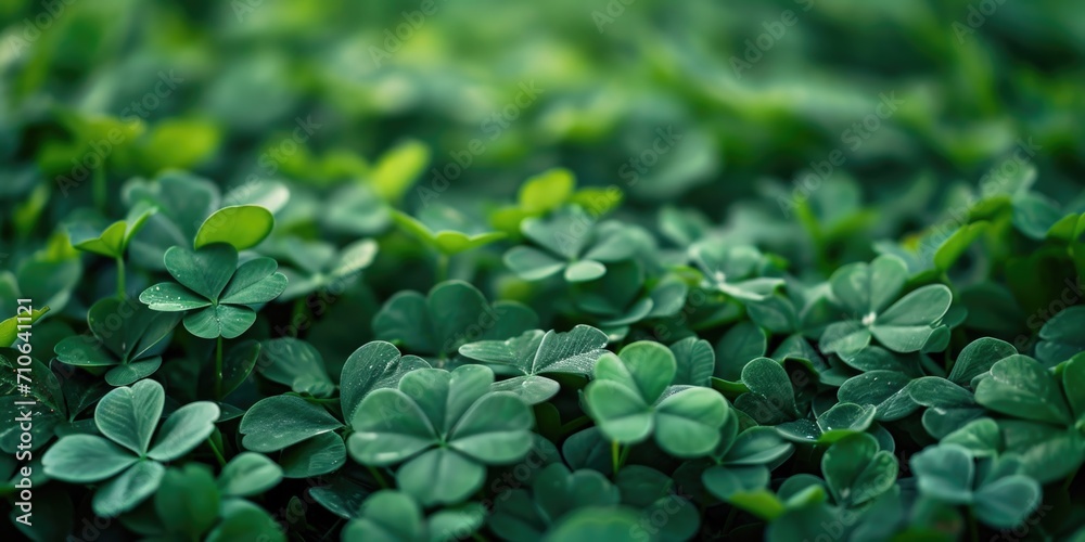 Aufkleber A close up view of a bunch of green plants. Perfect for adding a touch of nature to any design project