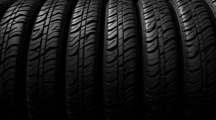 Tyre, rubber, Motor sport background, modern dynamic large screen