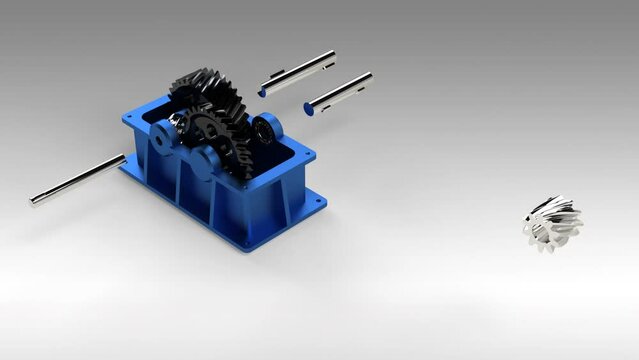 Gear Box With Animations