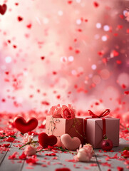 Valentine's Day e-commerce background