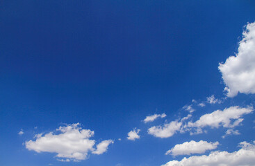 Beautiful blue sky and clouds natural background