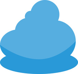 Blue Cloudscape Illustration
