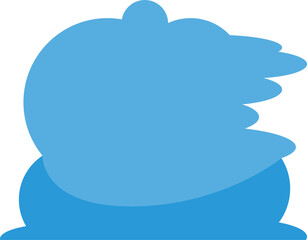 Blue Cloudscape Illustration
