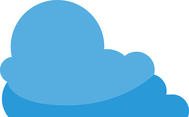 Blue Cloudscape Illustration
