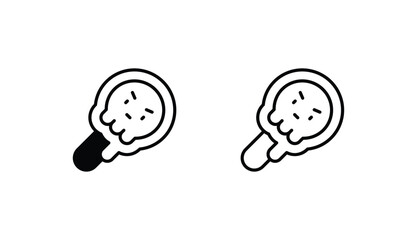 Ice Cream icon design with white background stock illustration