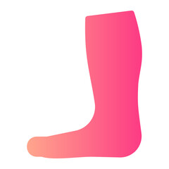 leg gradient icon