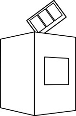 election ballot box, kotak suara pemilu