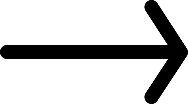 straight arrow, panah lurus